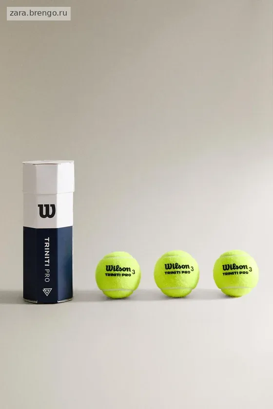 Тубус теннисных мячей wilson (набор из 3 штук)