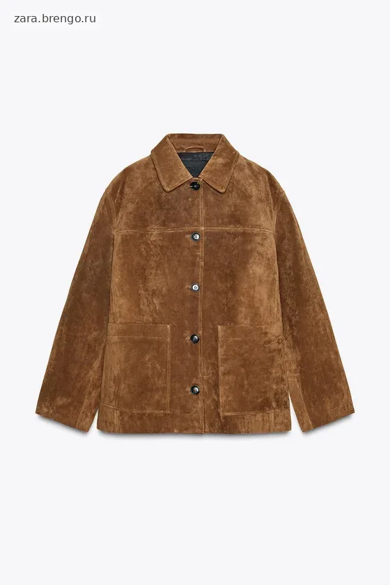 КУРТКА ИЗ ЗАМШИ коллекция Zara «ZW» 