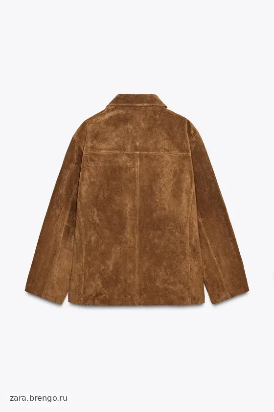 КУРТКА ИЗ ЗАМШИ коллекция Zara «ZW» 