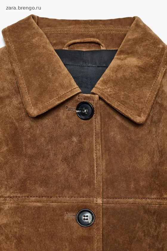 КУРТКА ИЗ ЗАМШИ коллекция Zara «ZW» 