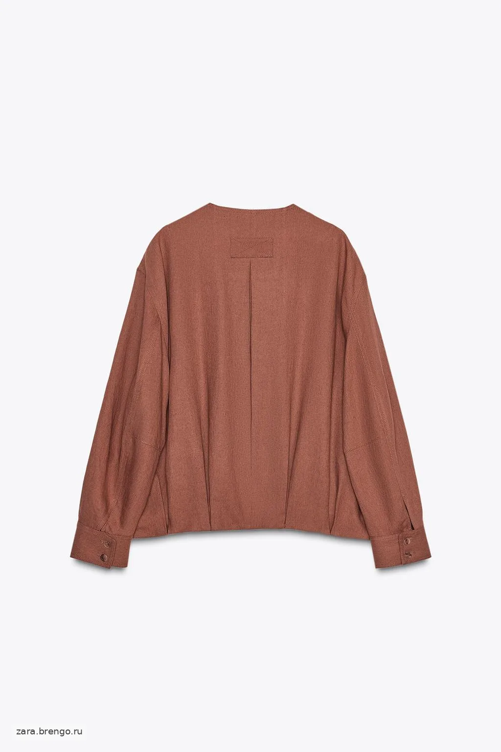 БОМБЕР ИЗ СМЕСОВОГО ЛЬНА — коллекция Zara «ZW»