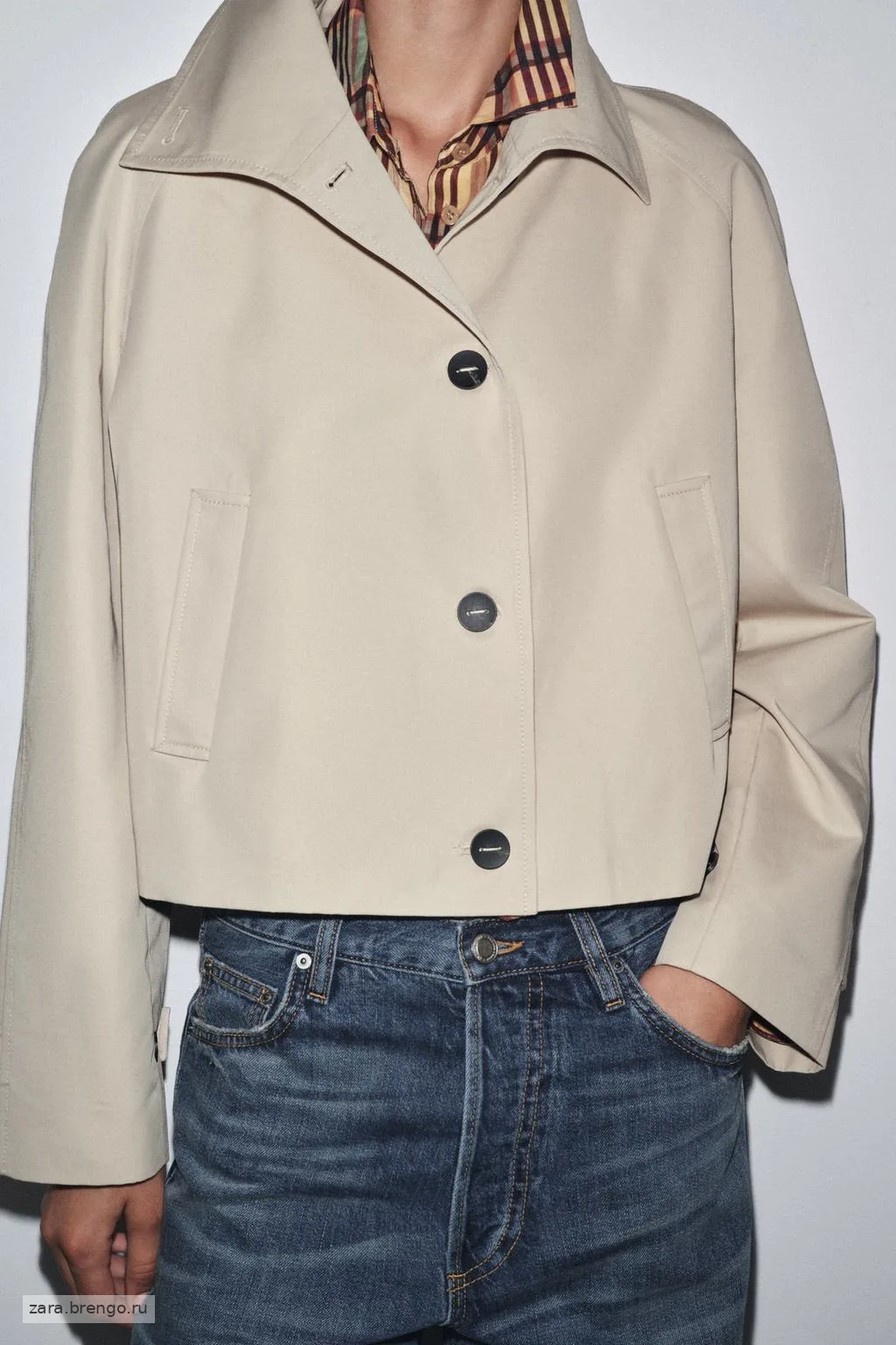 КОРОТКИЙ ТРЕНЧ коллекция Zara «ZW»