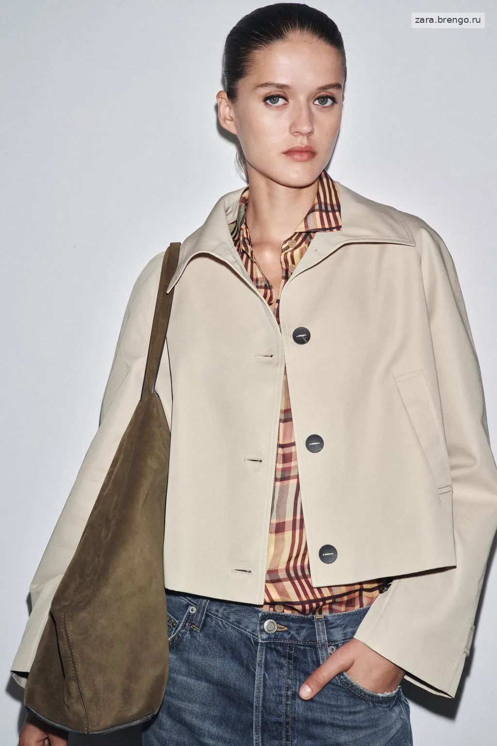 КОРОТКИЙ ТРЕНЧ коллекция Zara «ZW»