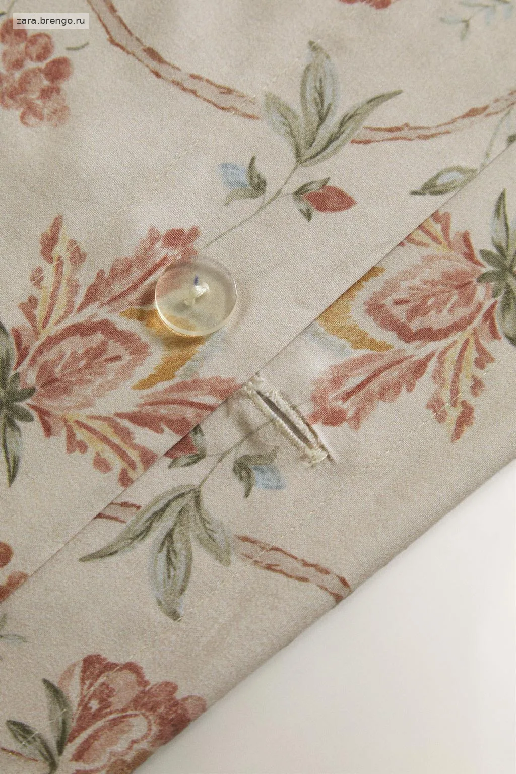 Простыня из сатина floral sateen (300 нитей)
