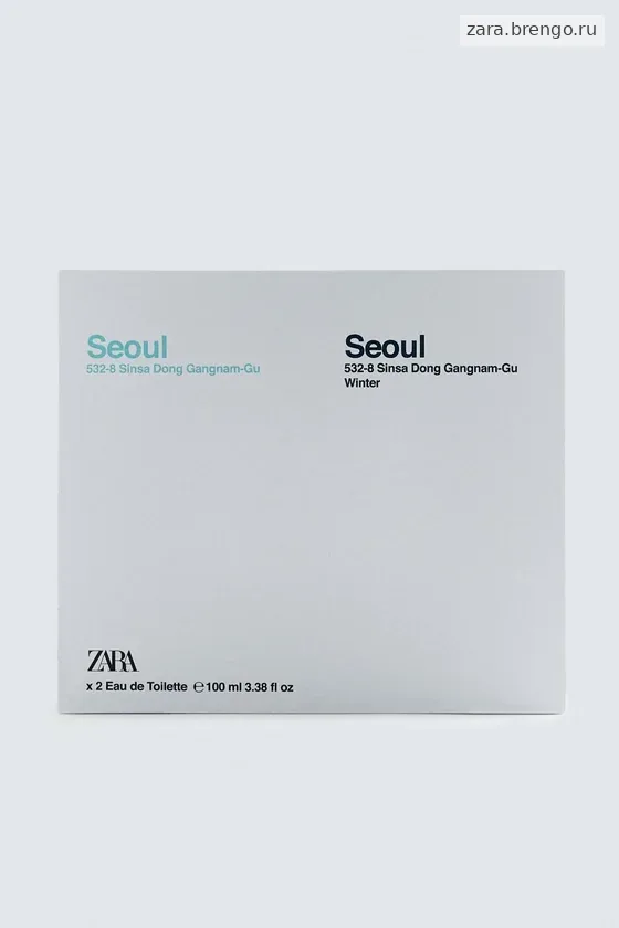 Набор парфюма SEOUL + SEOUL WINTER EDT 2X100 МЛ