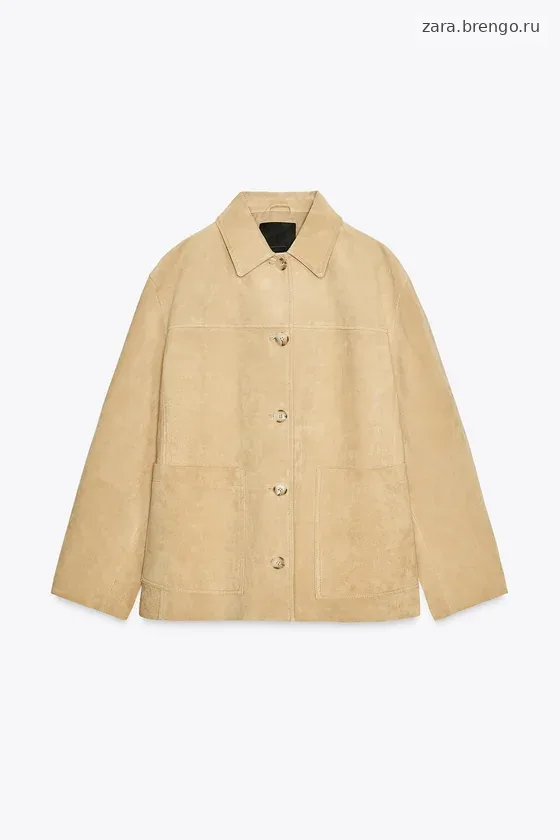 КУРТКА ИЗ ЗАМШИ коллекция Zara «ZW» 