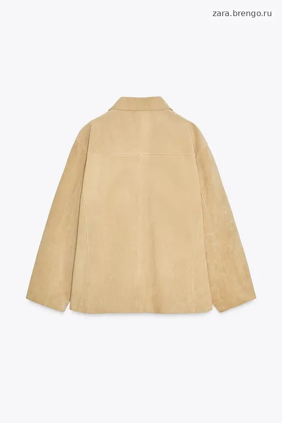 КУРТКА ИЗ ЗАМШИ коллекция Zara «ZW» 