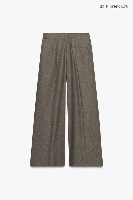 ШИРОКИЕ БРЮКИ С ЗАЩИПАМИ — коллекция Zara «ZW»