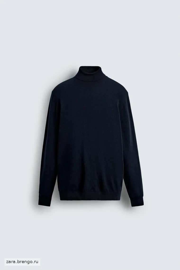 Основной свитер с высоким воротником