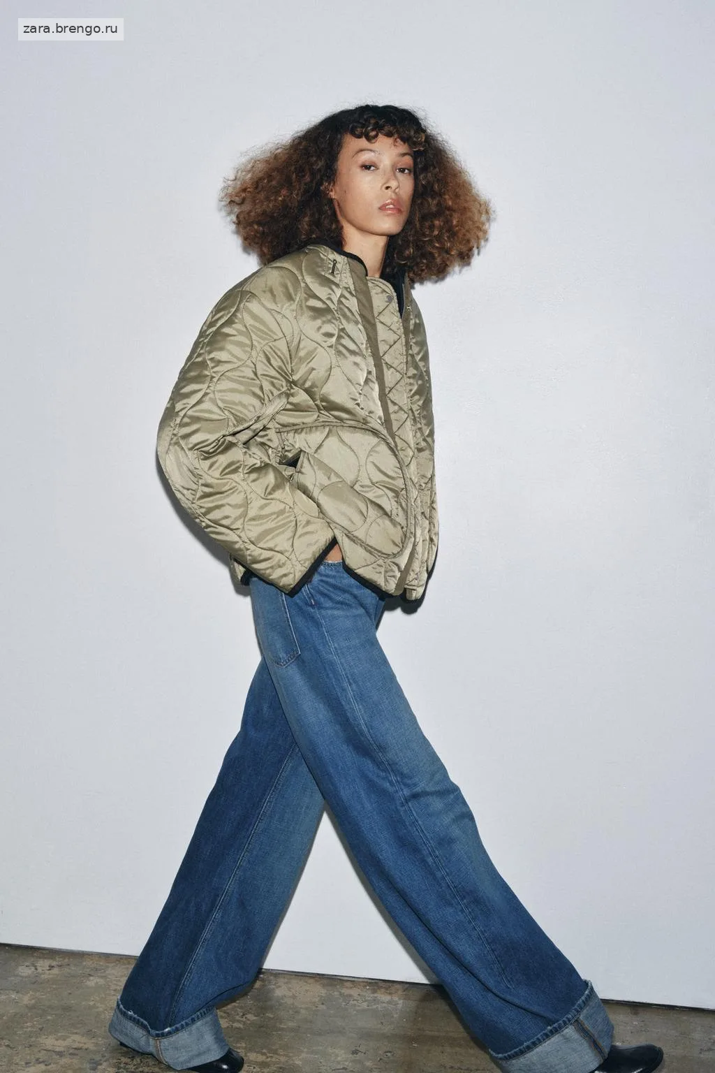 ДВУСТОРОННЯЯ СТЕГАНАЯ КУРТКА — коллекция Zara «ZW»