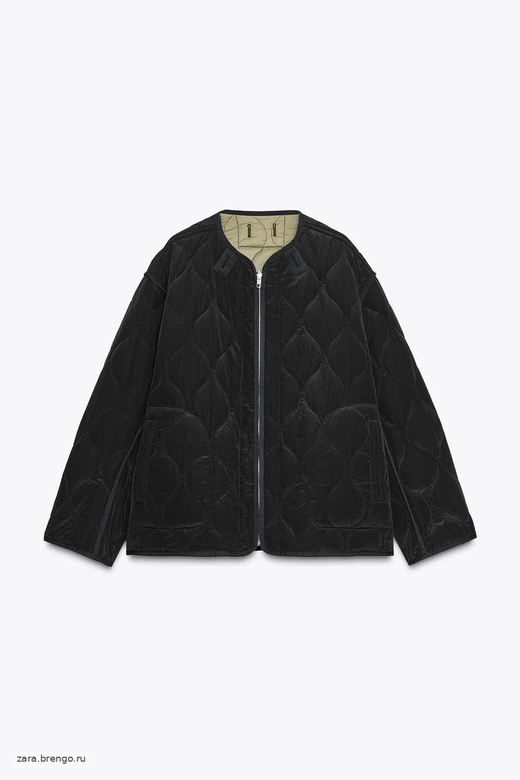 ДВУСТОРОННЯЯ СТЕГАНАЯ КУРТКА — коллекция Zara «ZW»