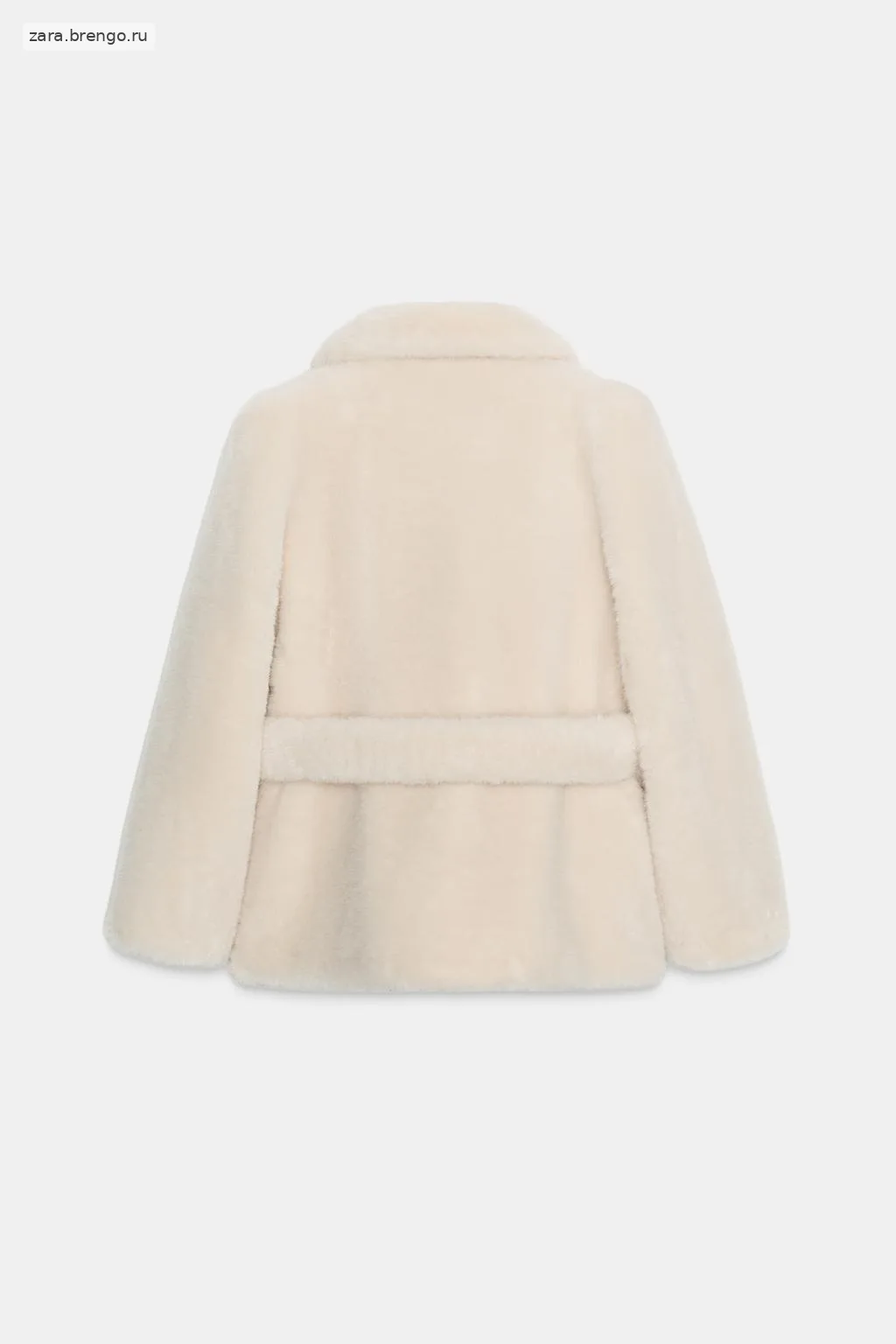 КОРОТКОЕ ПАЛЬТО ИЗ ИСКУССТВЕННОГО МЕХА С ПОЯСОМ — коллекция Zara «ZW»