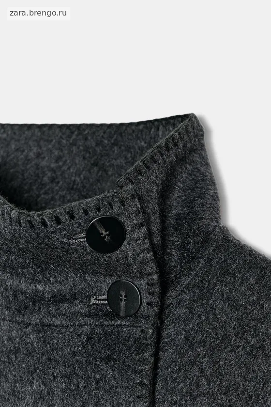 КУРТКА С ШЕРСТЬЮ — коллекция Zara «ZW»