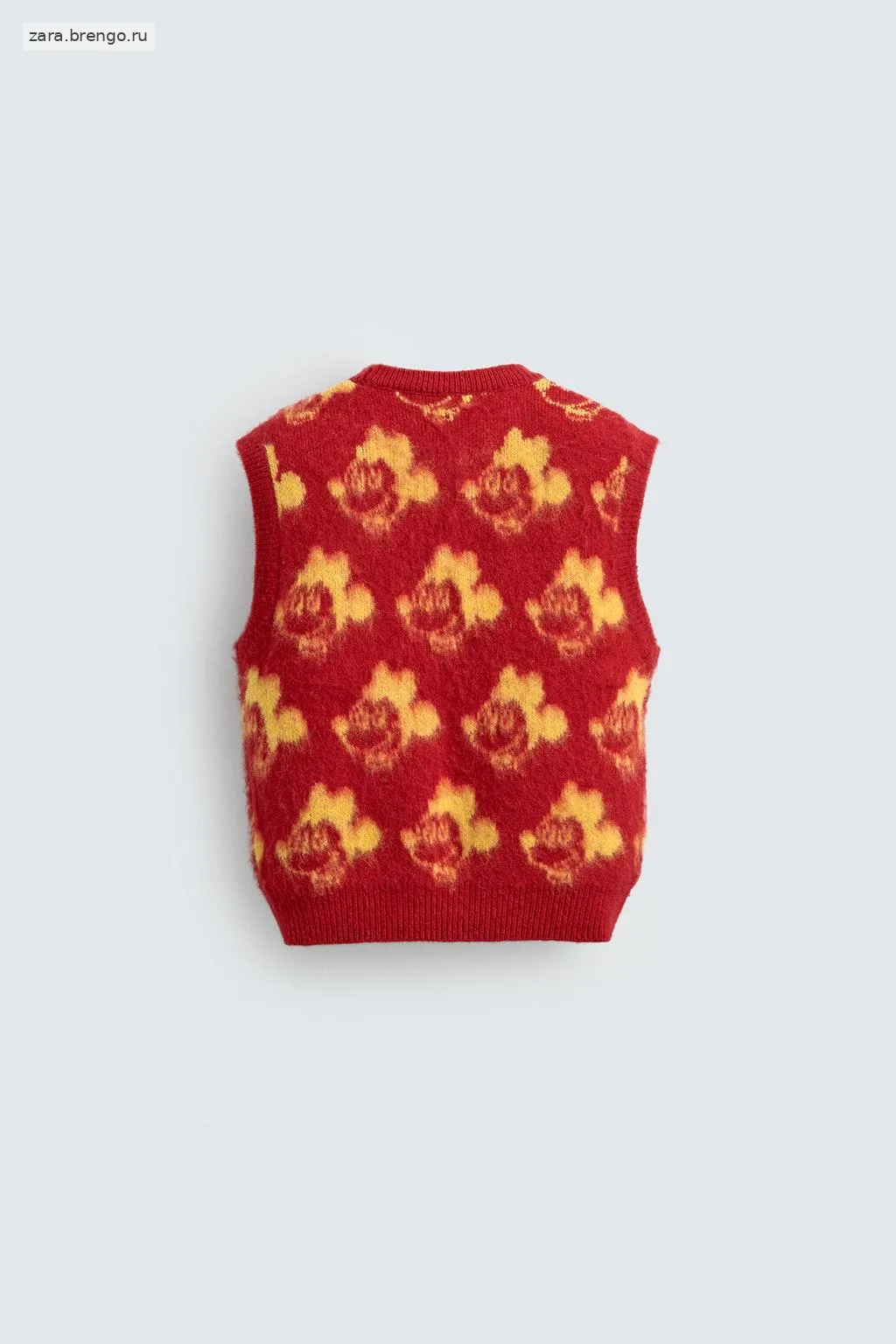 ЖИЛЕТ ИЗ ТРИКОТАЖА С НАЧЕСОМ MICKEY HARRY LAMBERT FOR ZARA X DISNEY