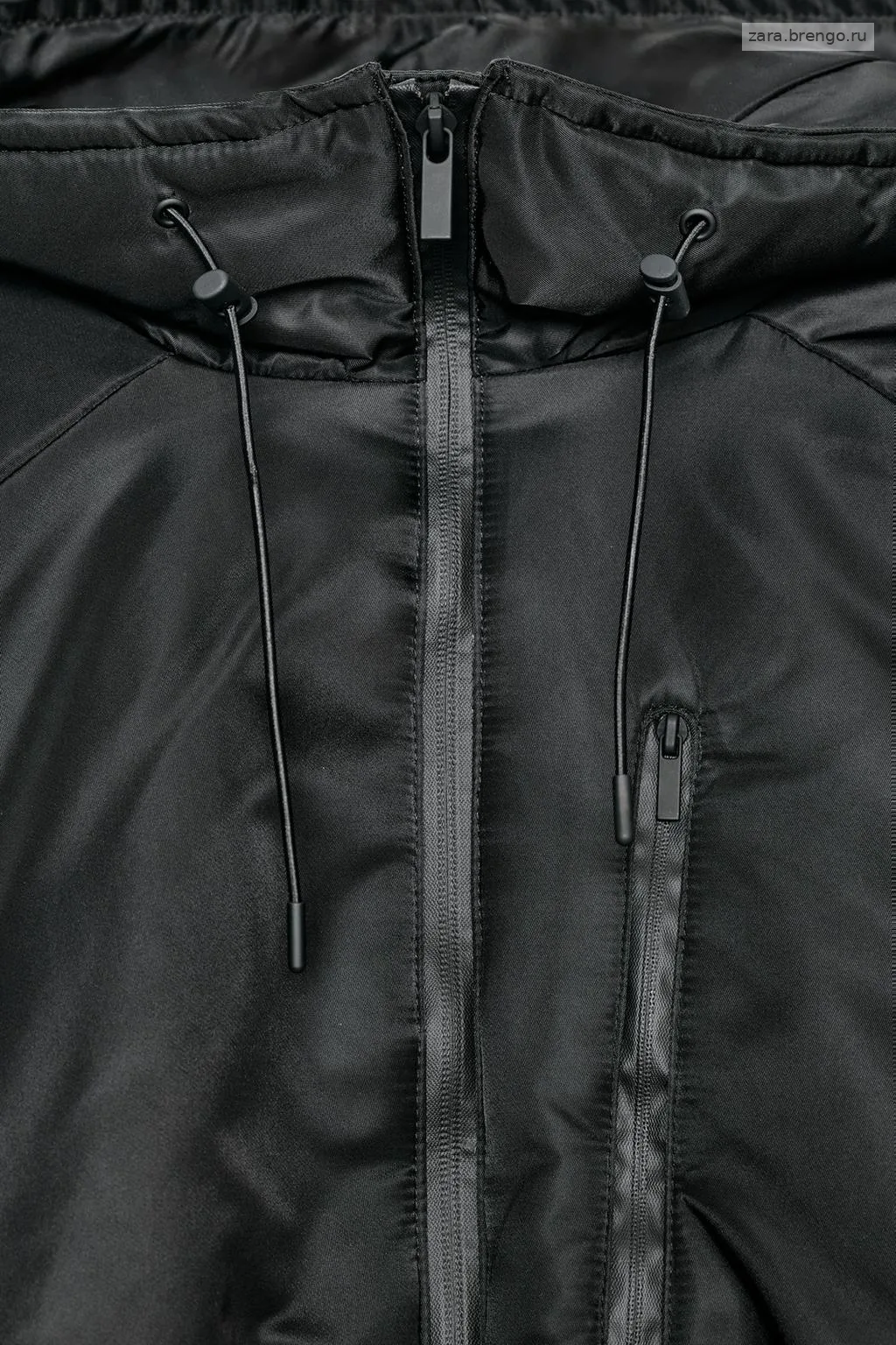 СТЕГАНАЯ КУРТКА С КАПЮШОНОМ  WINDPROOF