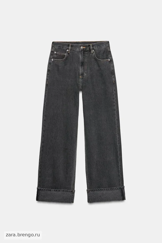 ДЖИНСЫ Багги СО СРЕДНЕЙ ПОСАДКОЙ — коллекция Zara «ZW»
