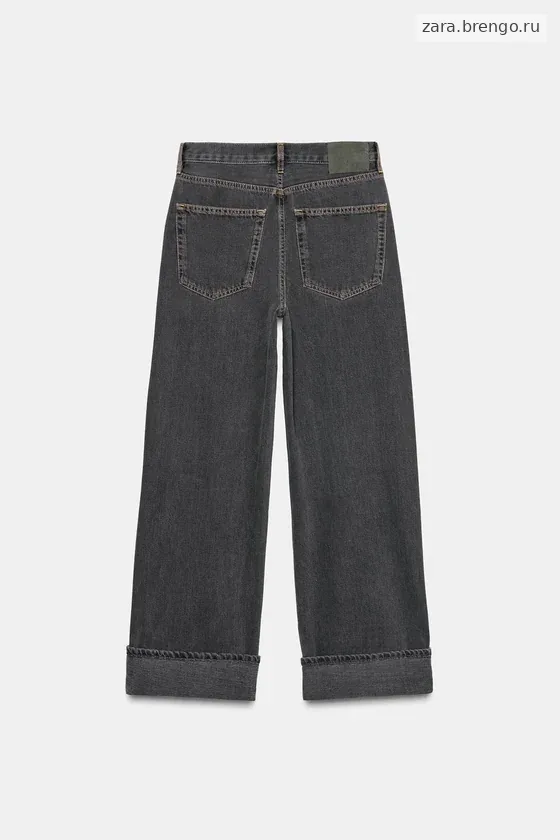 ДЖИНСЫ Багги СО СРЕДНЕЙ ПОСАДКОЙ — коллекция Zara «ZW»