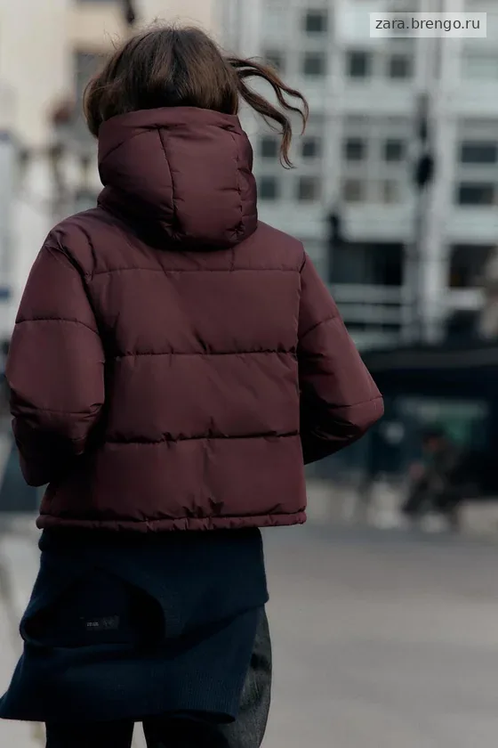 КОРОТКИЙ АНОРАК С КАПЮШОНОМ  WINDPROOF