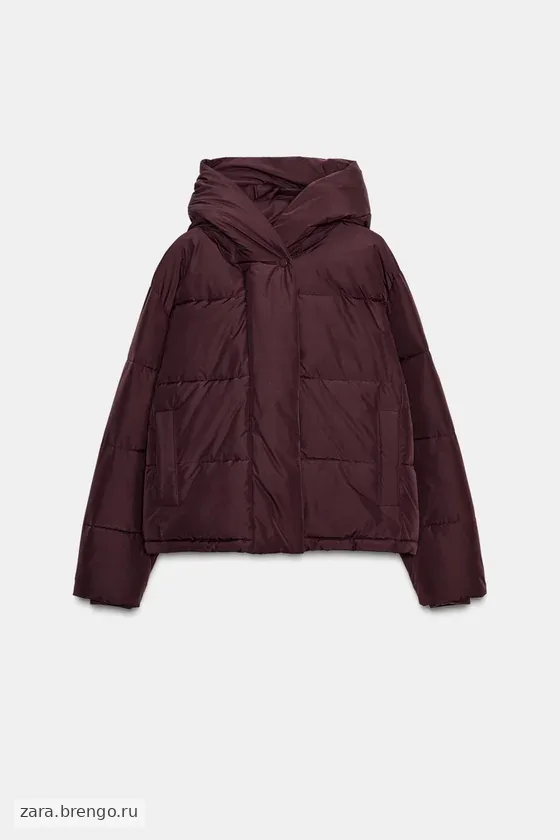 КОРОТКИЙ АНОРАК С КАПЮШОНОМ  WINDPROOF