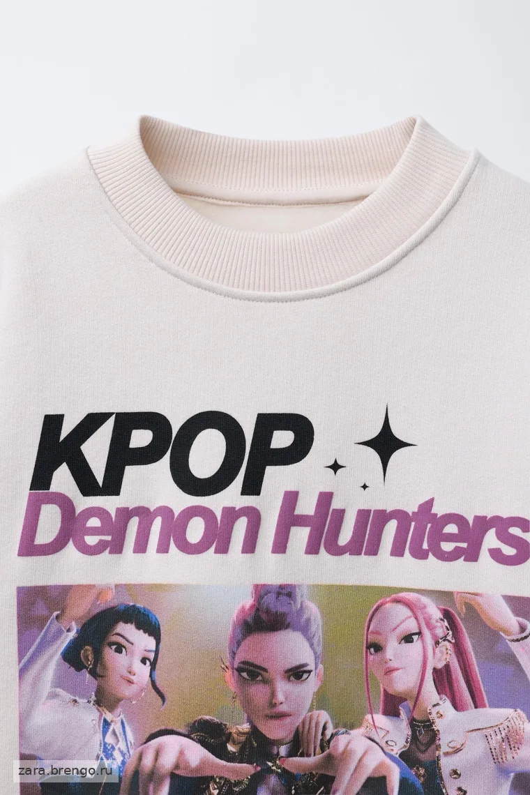 Толстовка с принтом «Kpop Demon Hunters» © Netflix