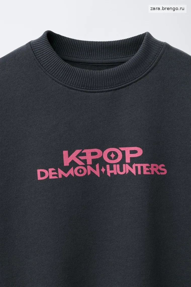 Свитшот с принтом «Kpop Demon Hunters» © Netflix