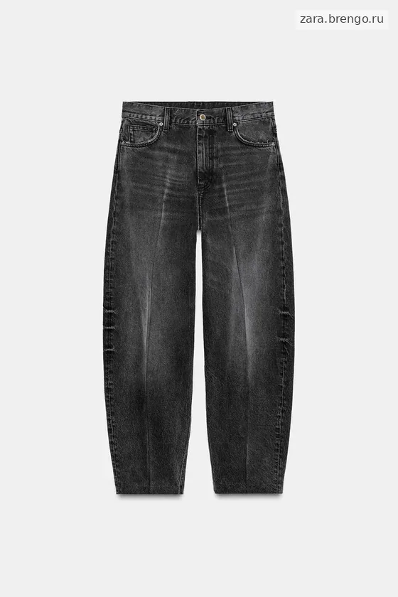 ЗАУЖЕННЫЕ ДЖИНСЫ С ВЫСОКОЙ ПОСАДКОЙ — коллекция Zara «ZW»