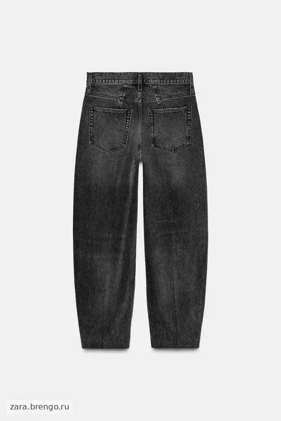 ЗАУЖЕННЫЕ ДЖИНСЫ С ВЫСОКОЙ ПОСАДКОЙ — коллекция Zara «ZW»