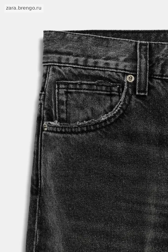 ЗАУЖЕННЫЕ ДЖИНСЫ С ВЫСОКОЙ ПОСАДКОЙ — коллекция Zara «ZW»