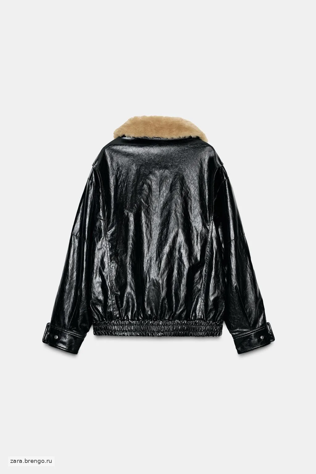 КУРТКА С ВОРОТНИКОМ ИЗ ИСКУССТВЕННОГО МЕХА — коллекция Zara «ZW»
