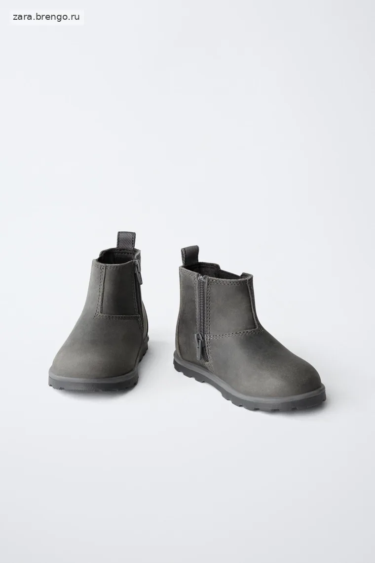 Ботинки из натуральной кожи barefoot