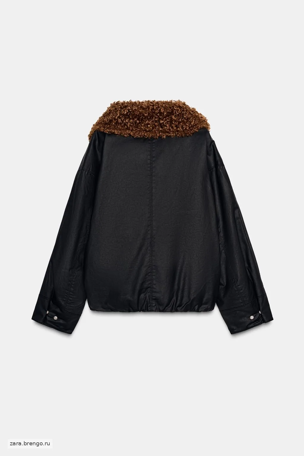 БОМБЕР ИЗ ИСКУССТВЕННОЙ ОВЧИНЫ — коллекция Zara «ZW»