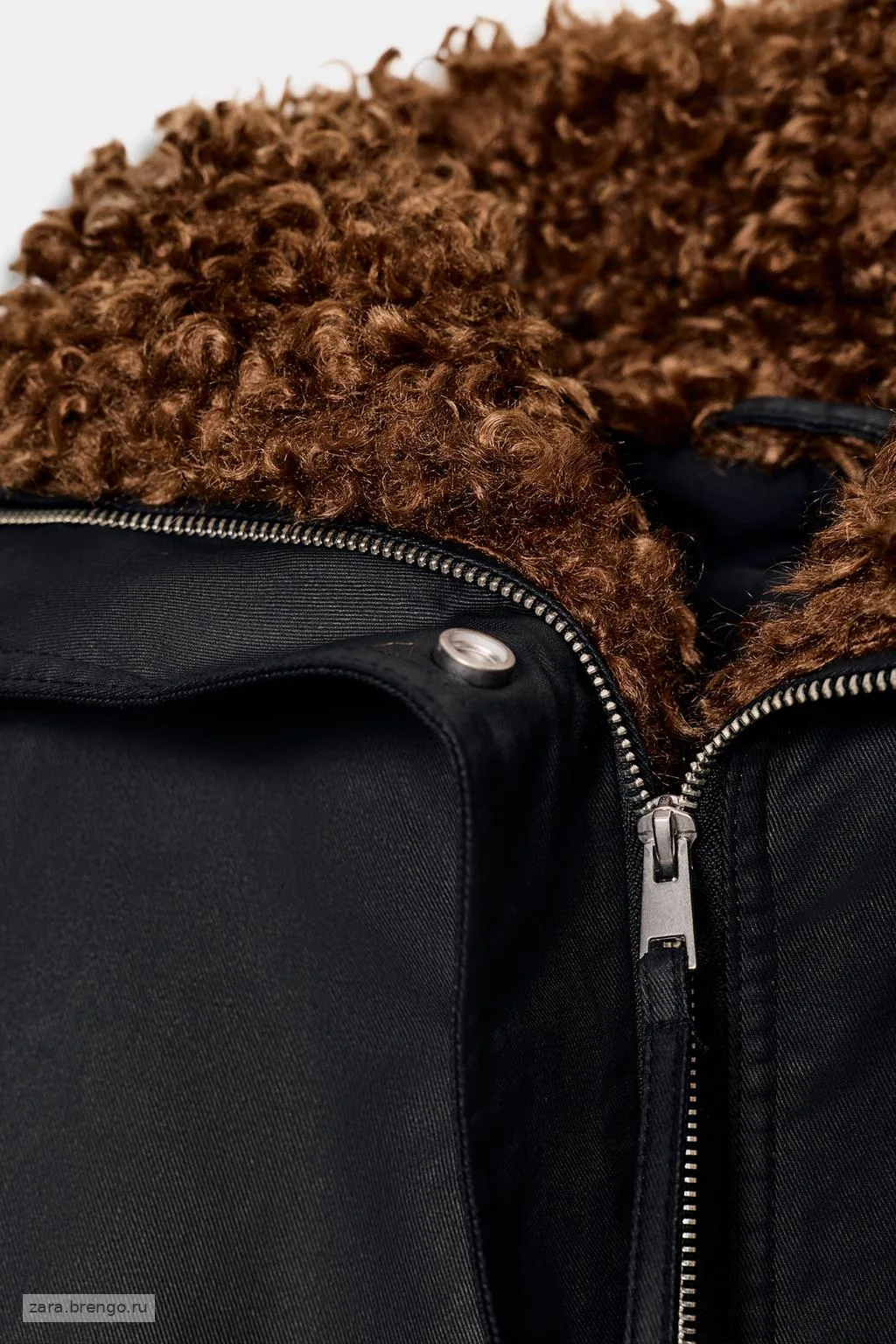БОМБЕР ИЗ ИСКУССТВЕННОЙ ОВЧИНЫ — коллекция Zara «ZW»