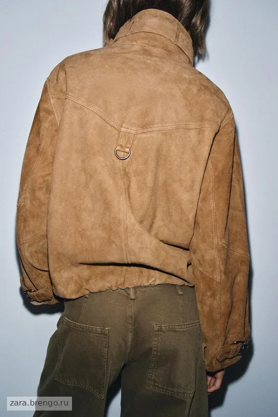 КУРТКА ИЗ ЗАМШИ коллекция Zara «ZW» 