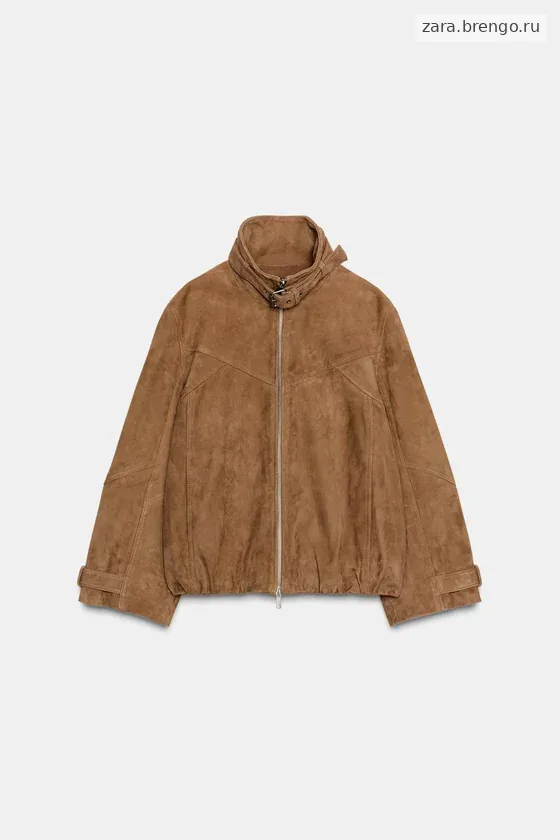 КУРТКА ИЗ ЗАМШИ коллекция Zara «ZW» 