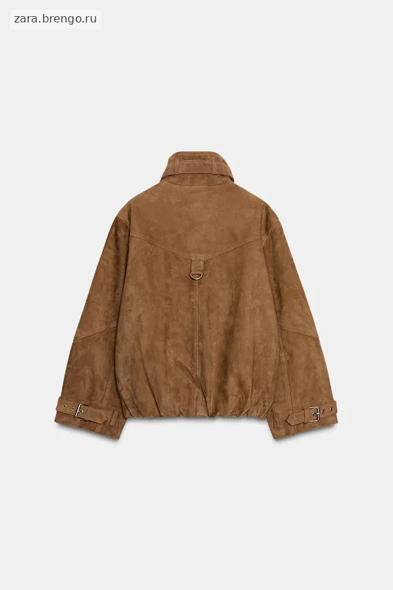 КУРТКА ИЗ ЗАМШИ коллекция Zara «ZW» 