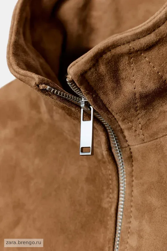 КУРТКА ИЗ ЗАМШИ коллекция Zara «ZW» 