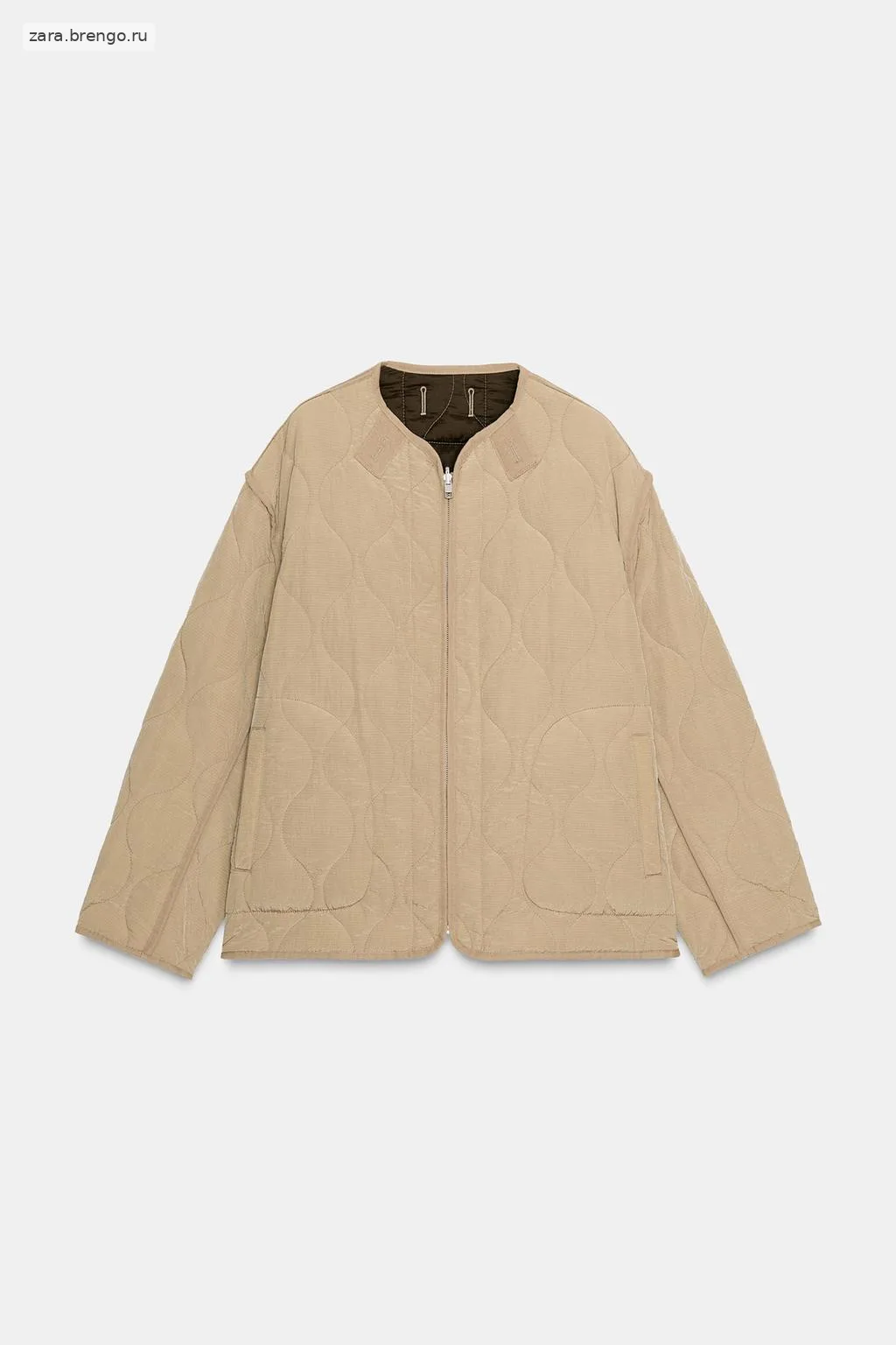 ДВУСТОРОННЯЯ СТЕГАНАЯ КУРТКА — коллекция Zara «ZW»