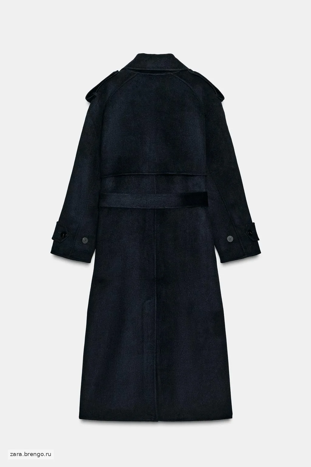 ДЛИННОЕ ПАЛЬТО ИЗ СМЕСОВОЙ ШЕРСТИ — коллекция Zara «ZW» 