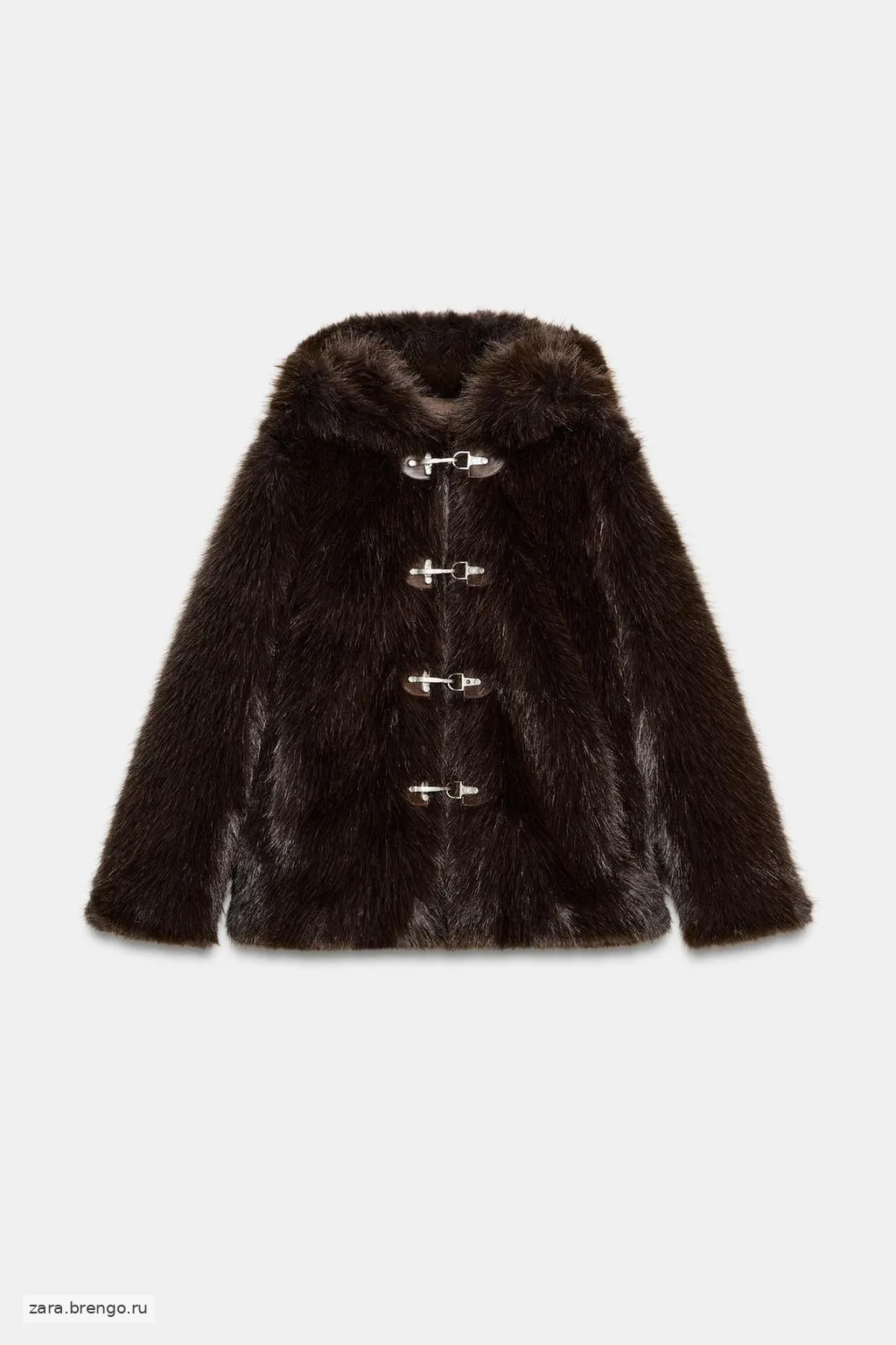 КОРОТКОЕ ПАЛЬТО ИЗ ИСКУССТВЕННОГО МЕХА — коллекция Zara «ZW»