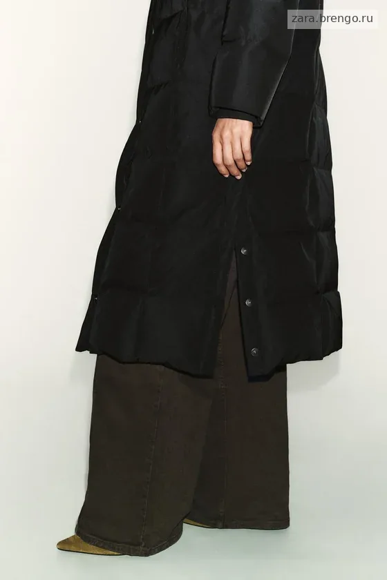 ДЛИННЫЙ ПУХОВИК С КАПЮШОНОМ  WINDPROOF