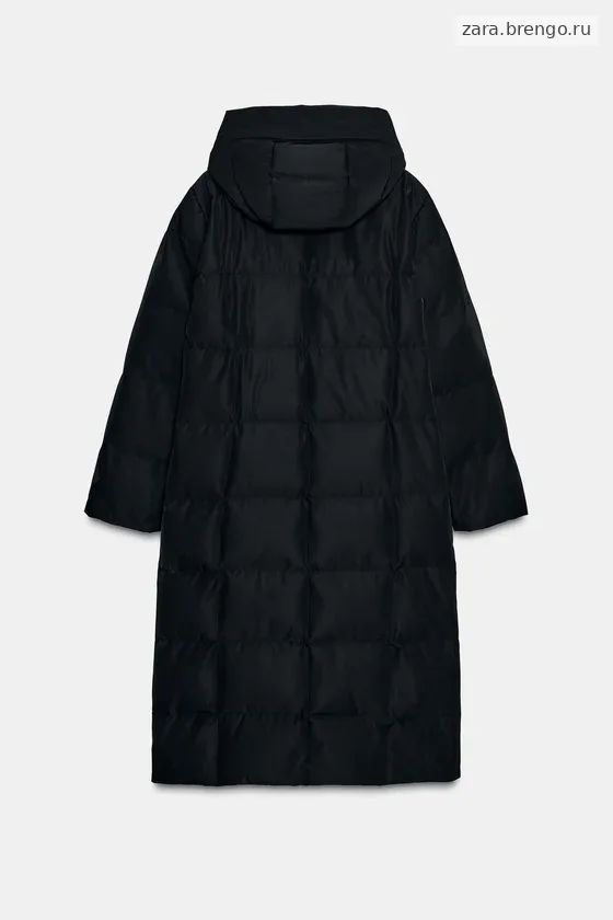 ДЛИННЫЙ ПУХОВИК С КАПЮШОНОМ  WINDPROOF