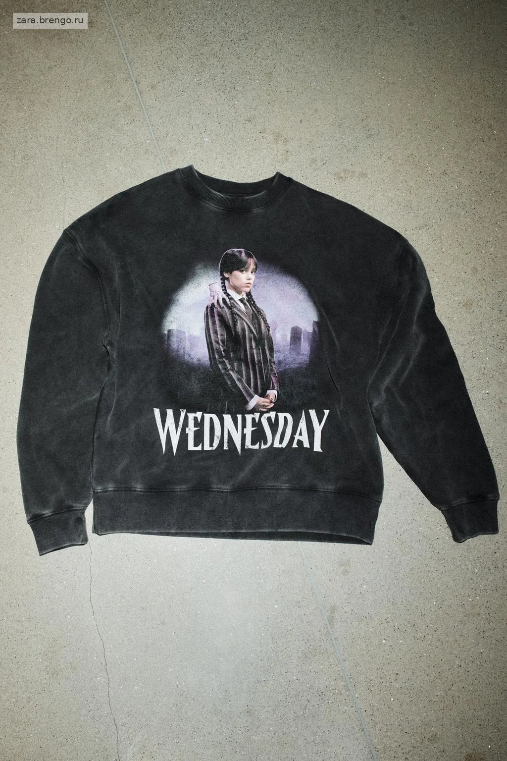 ФУТБОЛКА С ЭФФЕКТОМ ПОТЕРТОСТИ WEDNESDAY©