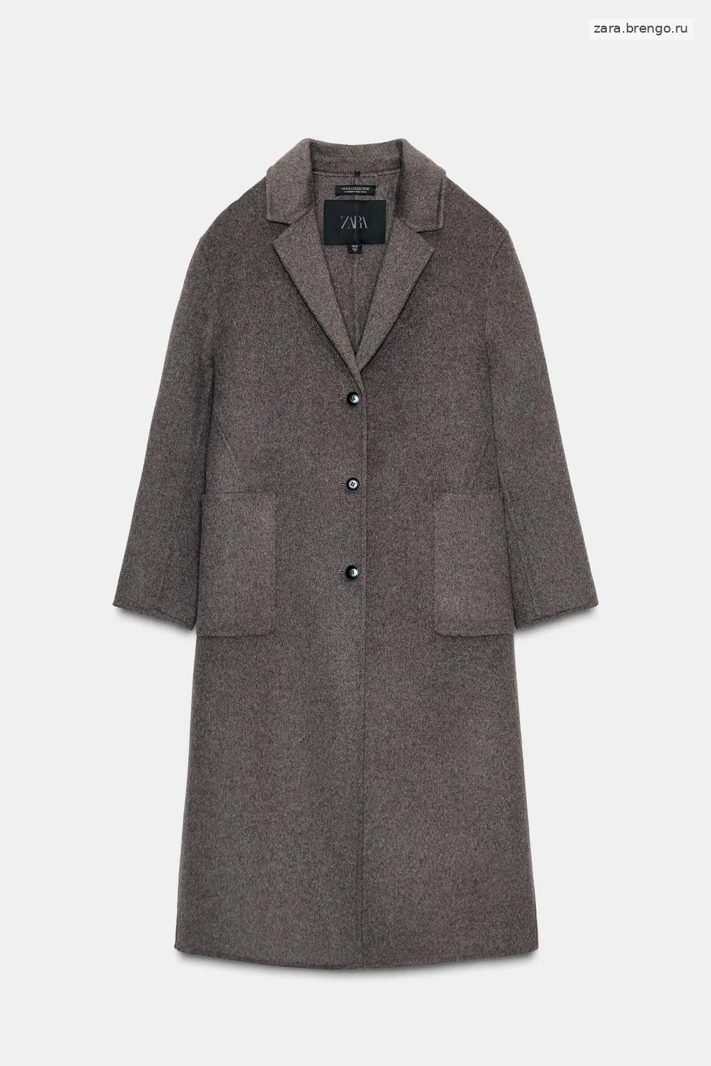 ПАЛЬТО ИЗ СМЕСОВОЙ ШЕРСТИ — коллекция Zara «ZW» 