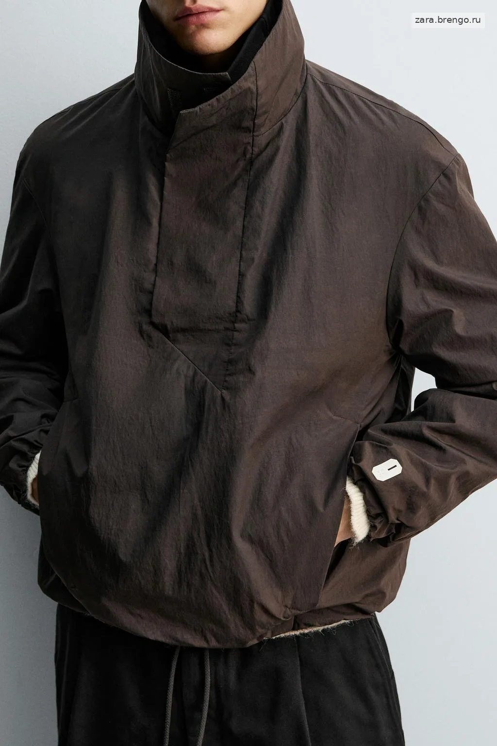 Ветровка с карманом на молнии technical pouch pocket windbreaker x sr_a