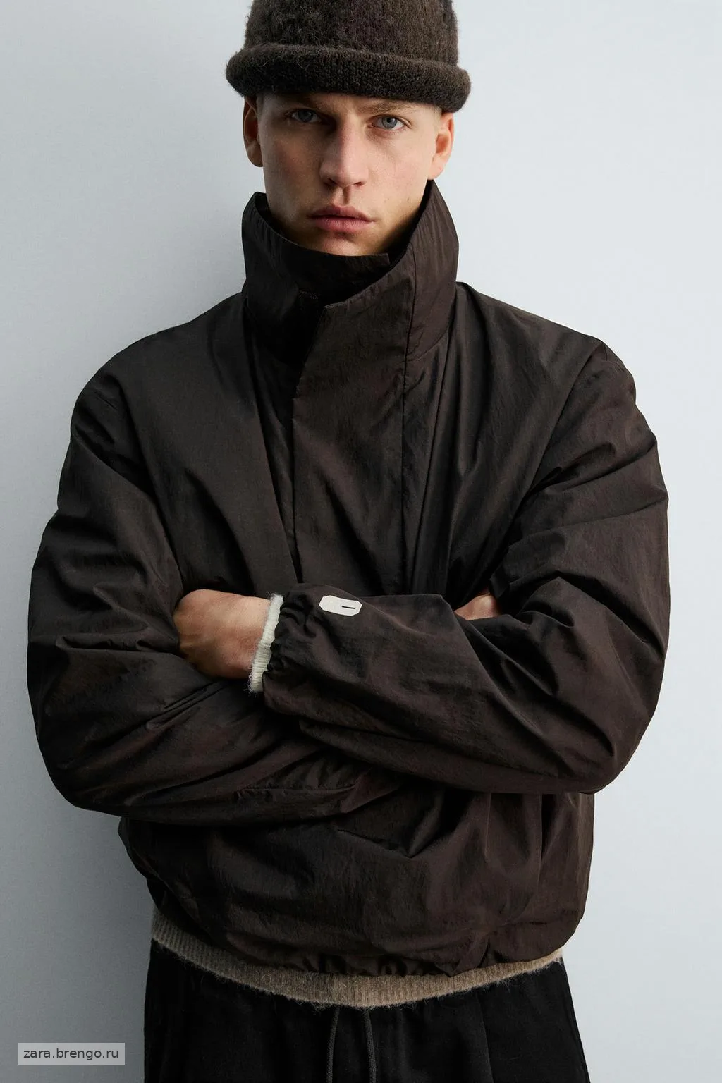 Ветровка с карманом на молнии technical pouch pocket windbreaker x sr_a