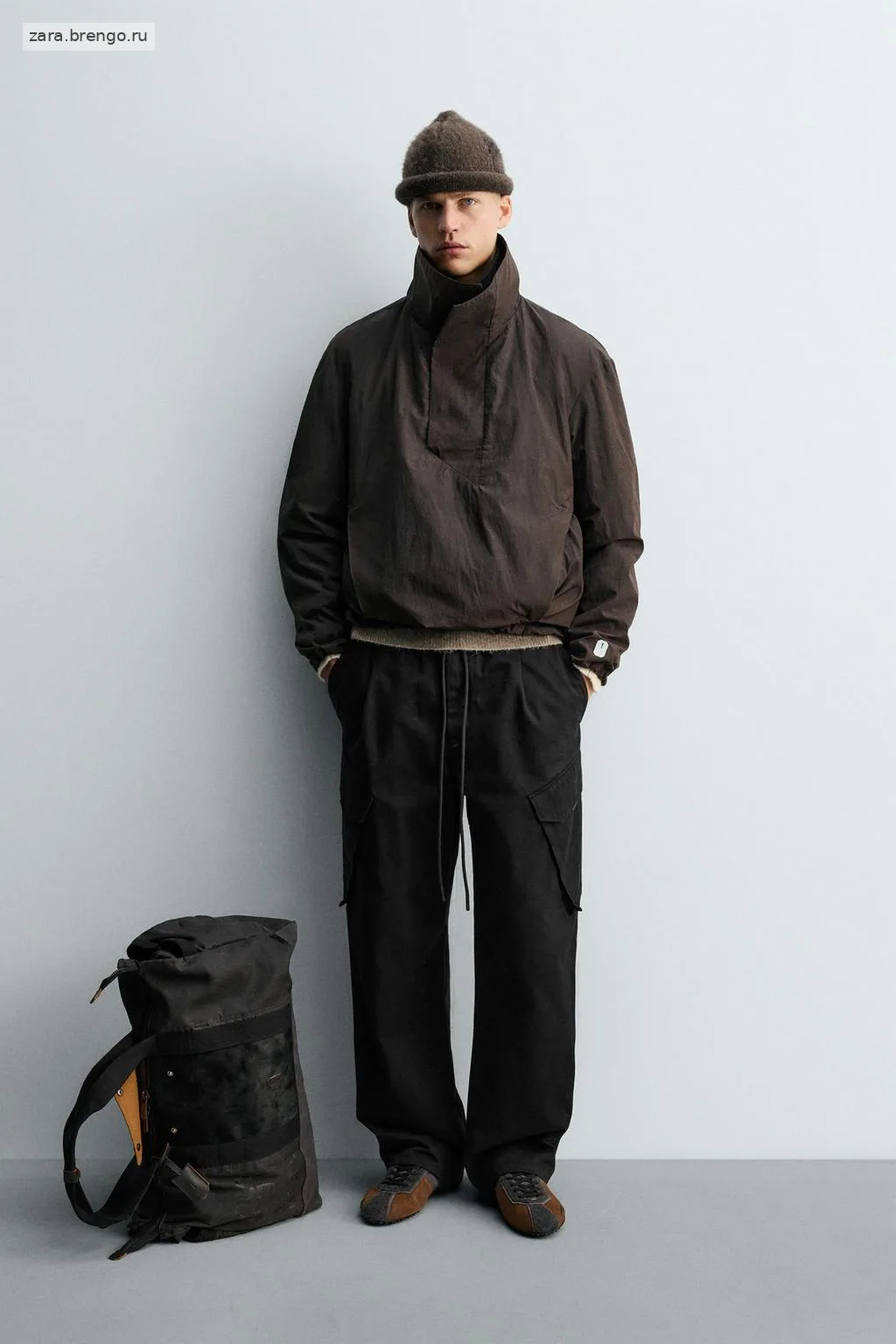Ветровка с карманом на молнии technical pouch pocket windbreaker x sr_a