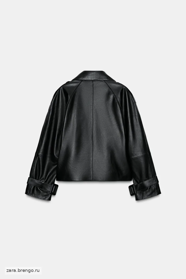 Кожаная куртка Zara «ZW» 