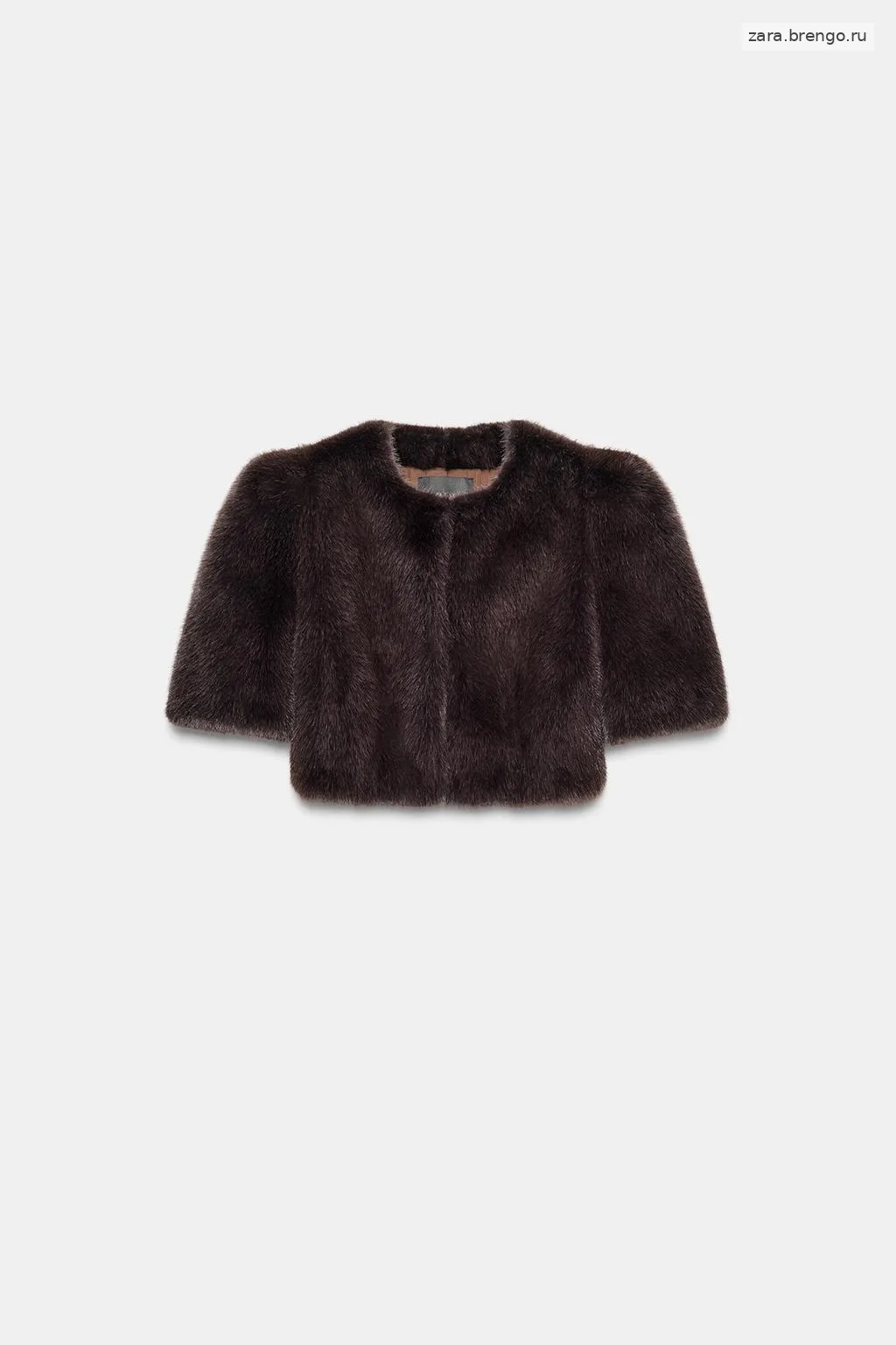 КУРТКА-БОЛЕРО ИЗ ИСКУССТВЕННОГО МЕХА — коллекция Zara «ZW» 