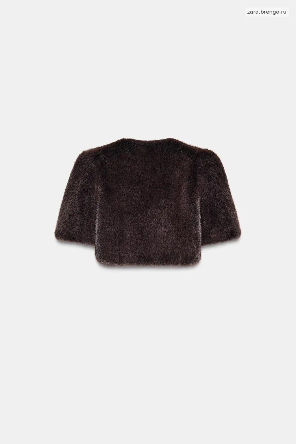КУРТКА-БОЛЕРО ИЗ ИСКУССТВЕННОГО МЕХА — коллекция Zara «ZW» 