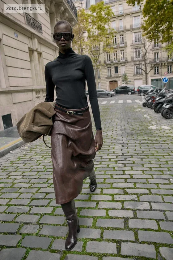 СВИТЕР ИЗ ШЕРСТИ С ВЫСОКИМ ВОРОТНИКОМ НАЗАПАХ